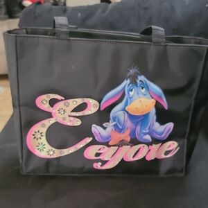 Disney Black and Blue Eeyore Tote Bag